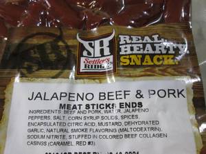 lot 297 image: (B-3) 32oz Pack of Jalapeno Beef & ...