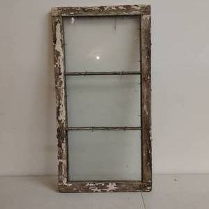Old Three-Pane Window