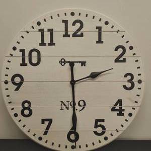 Large Wooden Wall Clock