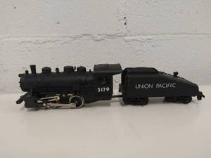 Model Union Pacific Train Engine with Coal Car
