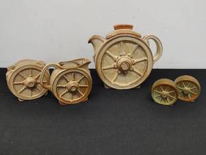 Frankoma Tea Set & Salt and Pepper Set