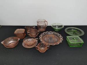 Collection of Depression Glass