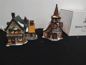 Two Department 56 Dickens  Buildings