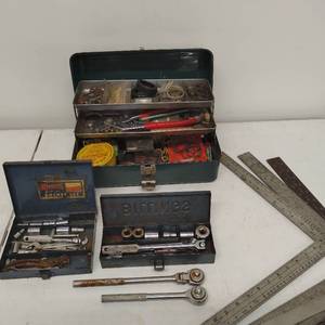 Toolbox, Socket sets, and Angle Rulers