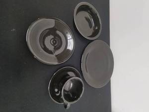 lot 28 image: Set of 5 Fiesta Ware in Black
