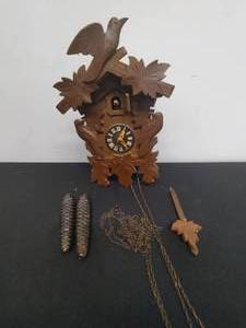 lot 34 image: Wooden Cuckoo Clock