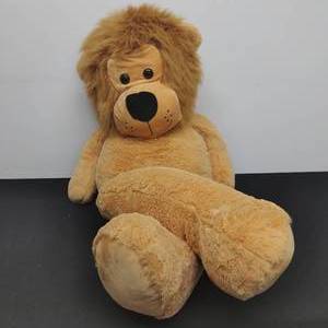 lot 63 image: Giant Lion Stuffed Animal