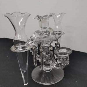lot 94 image: Epergne Glass Table Dcor