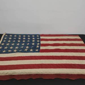 lot 102 image: 48 Star American Flag