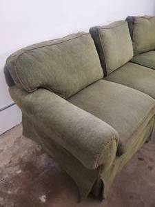 lot 163 image: Green LEE Industries Couch