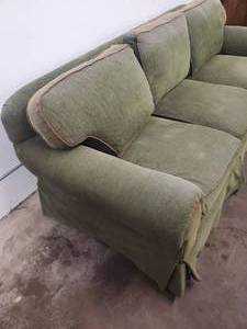 lot 164 image: Green LEE Industries Couch
