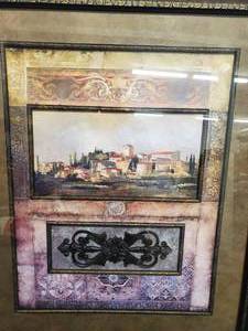 lot 166 image: Two Large Pieces Of Art