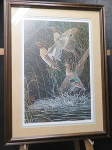 lot 6 image:  WET AND WILD  PRINT BY JB WILLIAMS 1983