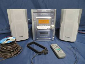 lot 12 image: PANASONIC CD STEREO SYSTEM SA-PM11