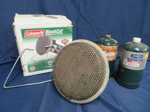 lot 28 image: COLEMAN BLACK CAT PORTABLE CATALYTIC HEATER