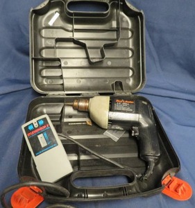 lot 57 image: BLACK & DECKER ELECTRIC 38 DRILL AND STUD SENSOR
