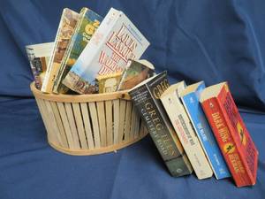 lot 88 image: BASKET OF WESTERNS.