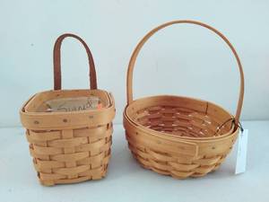 Two Longaberger Baskets