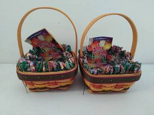 Two Longaberger Easter Baskets