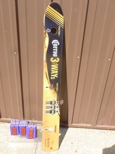 lot 8 image: Cuervo shot glass ski. 42 x 5. Good used condition. As shown.