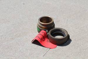 lot 636 image: Lot of (2) Fire Hose Coupling