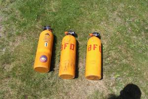 lot 663 image: Lot of (3) Scott Compressed Breathing Air Tanks 2216-PSI