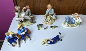 lot 323 image: Gone Fishin Figurines