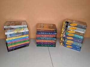 lot 129 image: Lot of Assorted DVDs Friends, Golden Girls, Seinfeld, Dallas, Etc.