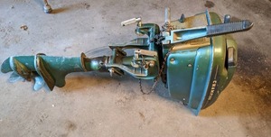 lot 445 image: Vintage Champion Blue Ribbon Outboard Motor