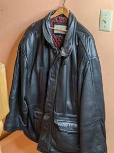 lot 417 image: Mens Ferracci 3XB Lined Leather Jacket