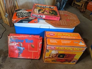 lot 435 image: Vintage Board Games and Easy Bake Oven See photos