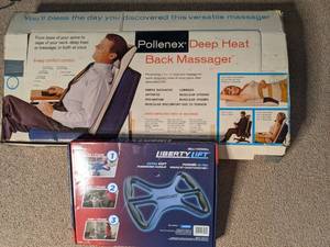 lot 404 image: Deep Heat Back Massager and Liberty Lift Standing Aid