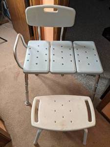 lot 405 image: Tub Transfer Bench and Stool