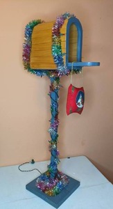 lot 345 image: 48 in. Holiday Mailbox with Lights