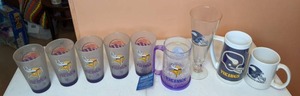 lot 290 image: Lot of Vikings Barware & Coffee Mug