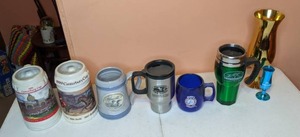 lot 292 image: Lot of Branded & Commemorative Drinkware