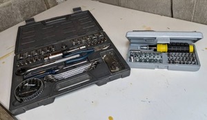 lot 259 image: (2) Tool Sets Ratchet Driver and Socket Wrench