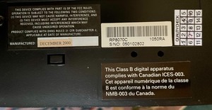 lot 3 image: RCA RP8070 5 Disk CD Player w Remote