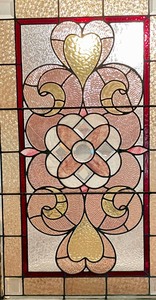 lot 31 image: Neat Stained Glass Window
