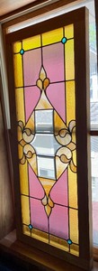lot 47 image: Classy Stained Glass Window
