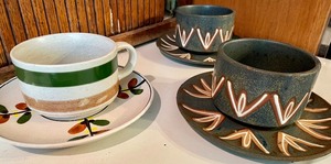 lot 55 image: 8 Soup Bowl and Plate Sets