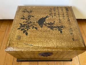lot 217 image: Vintage Wooden Storage Box