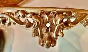 lot 153 image: Footed Vanity Mirror