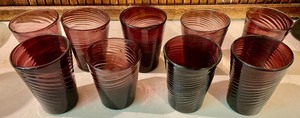 lot 190 image: Amethyst Glassware