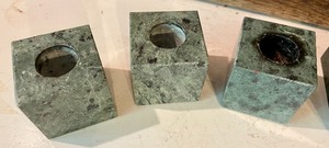 lot 309 image: Marble Candle Holders