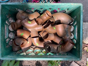 lot 299 image: Box of Copper Fittings