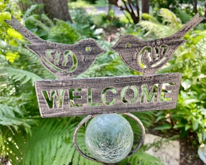 lot 343 image: Welcome Yard Sign