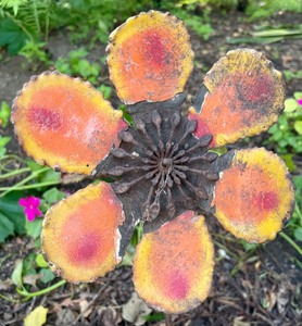 lot 332 image: Fabulous Metal Flowers