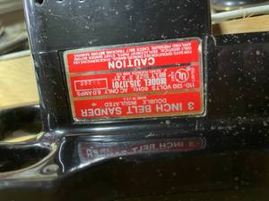 lot 253 image: Craftsman 3 Inch Belt Sander