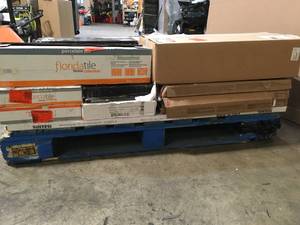 Pallet with assorted Ceramic flooring various models see pictures